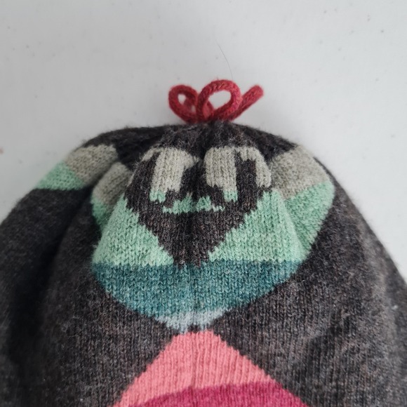 Polo Ralph Lauren Hat Beanie Mens One Size Multicolor Aztec Wool Knit Tribal - Picture 12 of 16